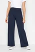 M&Co Navy Blue Wide Leg Yoga Pants - 26-28/L29 Image 1