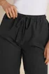 Long Tall Sally Black Lyocell Blend Joggers - 14/L34 Image 4