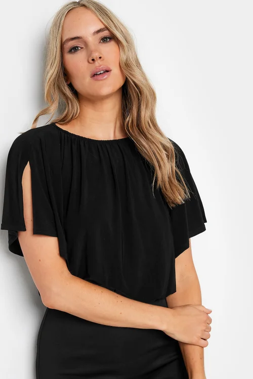 Long Tall Sally Black Scuba Midi Dress - 16 Image 4