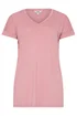 Long Tall Sally Premium Pink V-Neck T-Shirt - Size 14 Clothing Image 5