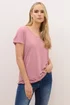 Long Tall Sally Premium Pink V-Neck T-Shirt - Size 14 Clothing Image 1
