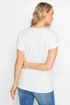 Long Tall Sally Ivory White Cotton Henley T-Shirt - Size 10 Image 3