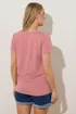 Long Tall Sally 2 Pack Pink & Grey V-Neck T-Shirts - Size 12 Image 5