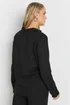 Long Tall Sally Black Linen Oversized Long Sleeve Shirt - Size 14 Image 5