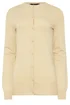 Long Tall Sally Natural Brown Button Down Knit Cardigan - Size 14-16 Image 5