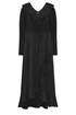 Long Tall Sally Black Long Sleeve Frill Midi Dress - 14 Image 5