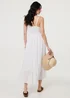 Izabel London White Broderie Anglaise Cami Strap Maxi Dress - 16 Image 2
