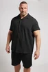 BadRhino Black Short Sleeve Textured Jersey Shirt - 5/6 XL Image 3
