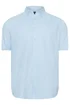 BadRhino Premium Light Blue Short Sleeve Oxford Cotton Shirt - 7/8 XL Image 3