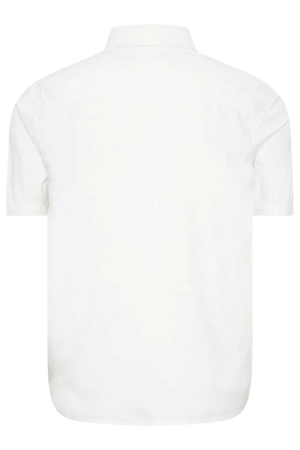 BadRhino Premium White Short Sleeve Oxford Cotton Shirt - XXL Image 4