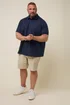 BadRhino Navy Blue Linen Shirt - XXL Image 4