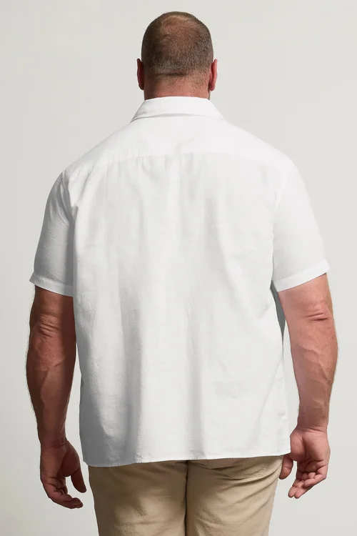 BadRhino White Linen Shirt - 5/6 XL Image 4