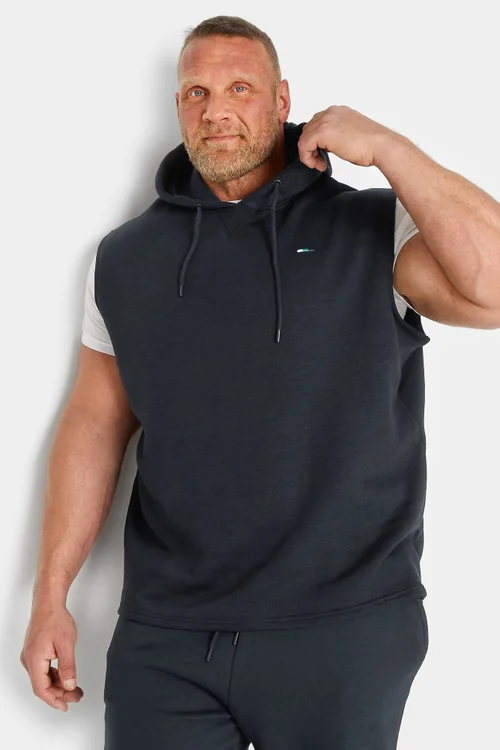 BadRhino Navy Blue Sleeveless Hoodie - 3XL Image 1