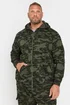 BadRhino Dark Green Camo Print Zip Through Hoodie - XXL Image 2