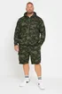 BadRhino Dark Green Camo Print Zip Through Hoodie - XXL Image 3
