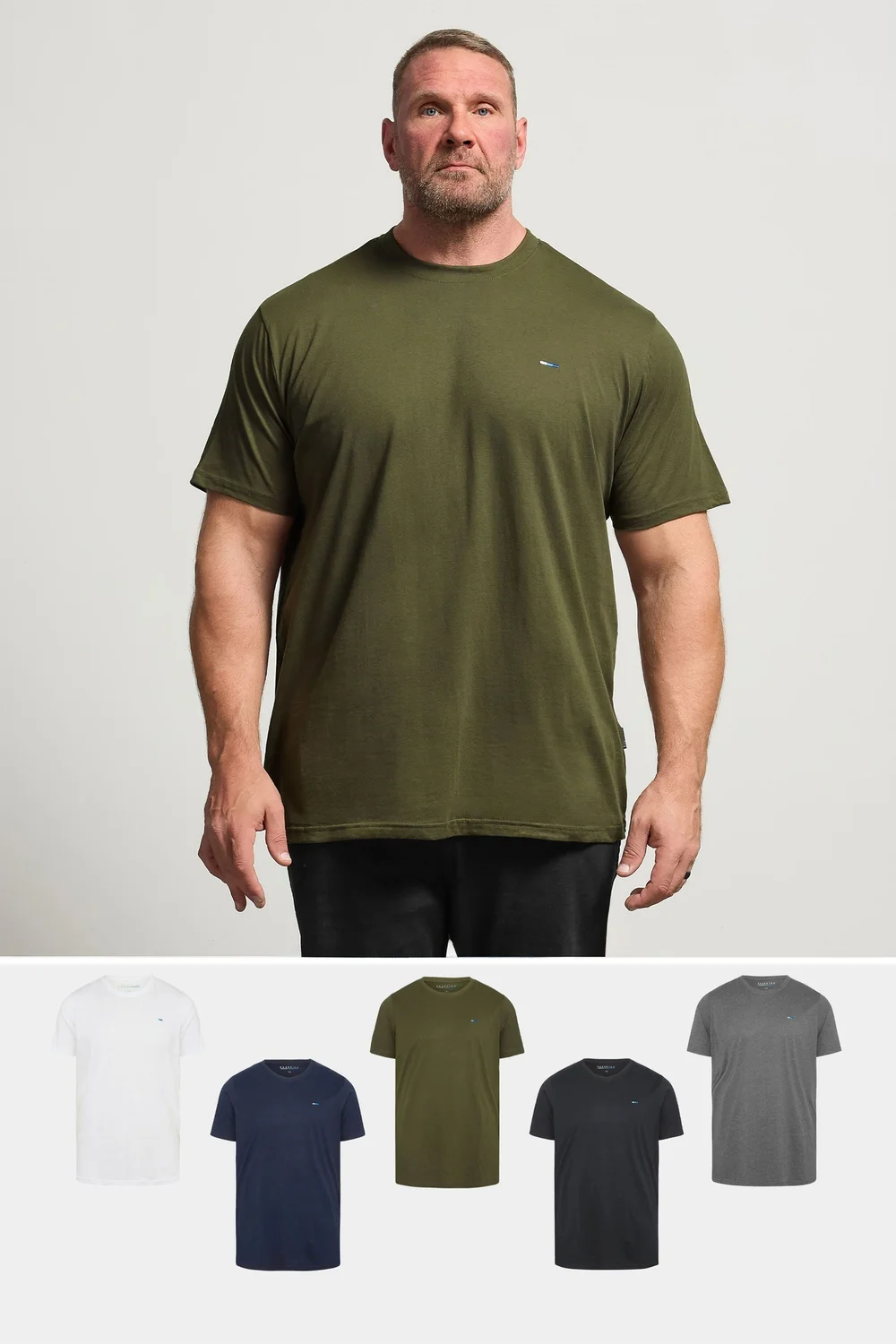 BadRhino 5 Pack Black & White Core T-Shirts - 7/8 XL Image 1