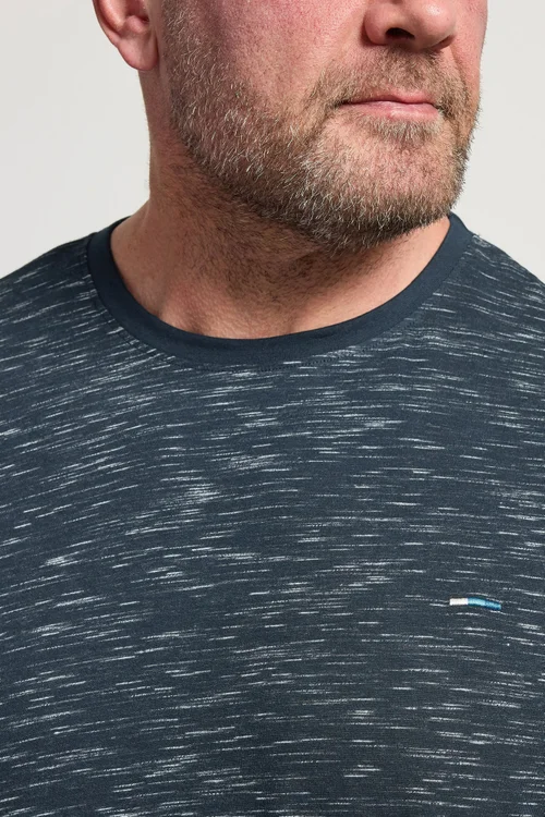 BadRhino Navy Blue Injected Slub T-Shirt - 4XL Image 3