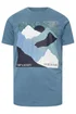 BadRhino Light Blue Abstract Mountain Print T-Shirt - XXL Image 3