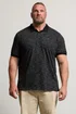BadRhino Black Slub Polo Shirt - Extra Large Image 2