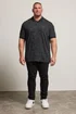 BadRhino Black Slub Polo Shirt - Extra Large Image 3