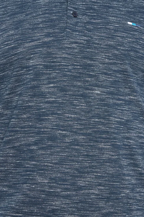 BadRhino Navy Blue Slub Polo Shirt - 5/6 XL Image 3