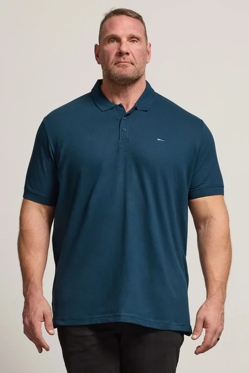 BadRhino 5 Pack Navy Blue & Light Blue Polo Shirts - 3XL Image 2