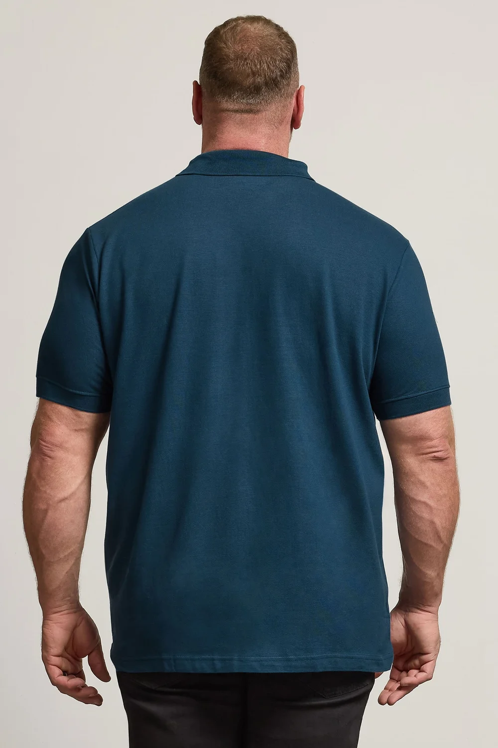 BadRhino 5 Pack Navy Blue & Light Blue Polo Shirts - 3XL Image 4