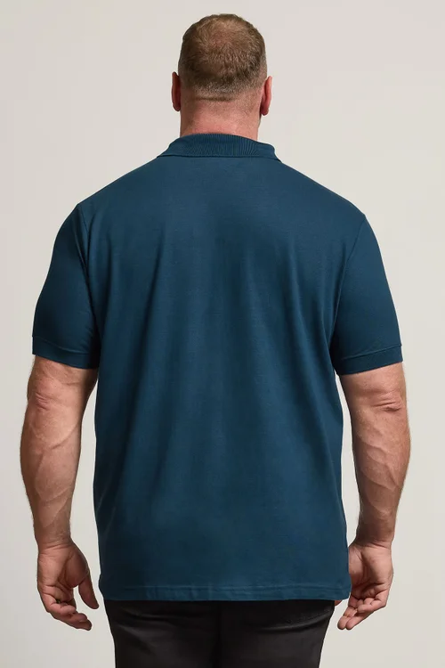 BadRhino 5 Pack Navy Blue & Light Blue Polo Shirts - 3XL Image 4