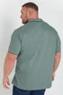 BadRhino Green Tipped Core Polo Shirt - 4XL Image 3