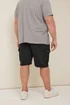 BadRhino Black Essential Cargo Jogger Shorts - 3XL Image 3