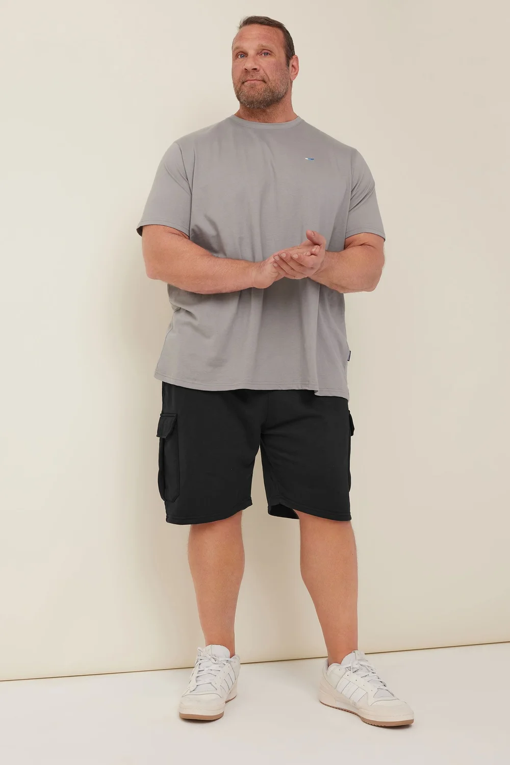 BadRhino Black Essential Cargo Jogger Shorts - 3XL Image 2