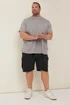 BadRhino Black Essential Cargo Jogger Shorts - 3XL Image 2