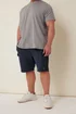 BadRhino Navy Blue Essential Cargo Jogger Shorts - 4XL Image 1