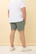 BadRhino Big & Tall Sage Green Stretch Chino Shorts - 54 W Image 4