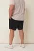 BadRhino Black Stretch Elasticated Waist Chino Shorts - XXL Image 3
