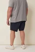 BadRhino Navy Blue Stretch Elasticated Waist Chino Shorts - 3XL Image 3