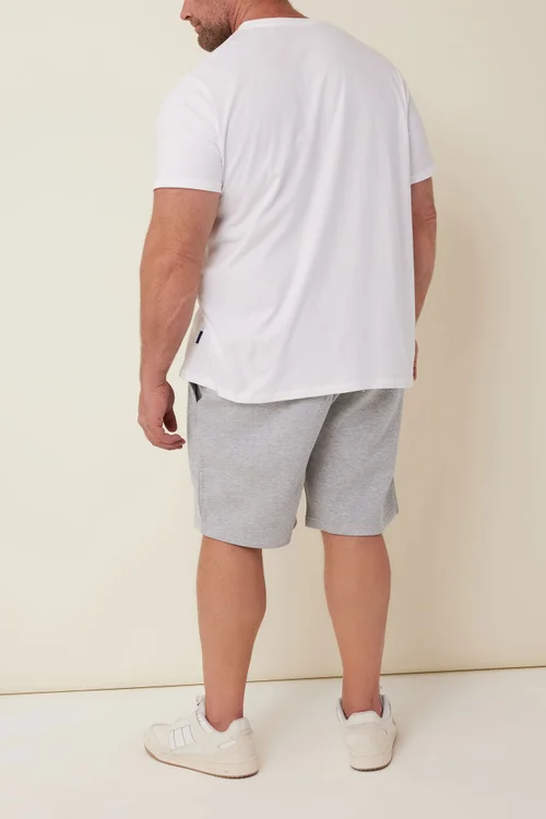 BadRhino Grey Marl Essential Jogger Shorts - Extra Large Image 3