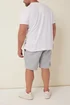 BadRhino Grey Marl Essential Jogger Shorts - Extra Large Image 3