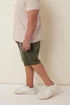 BadRhino Khaki Green Essential Jogger Shorts - 3XL Image 4