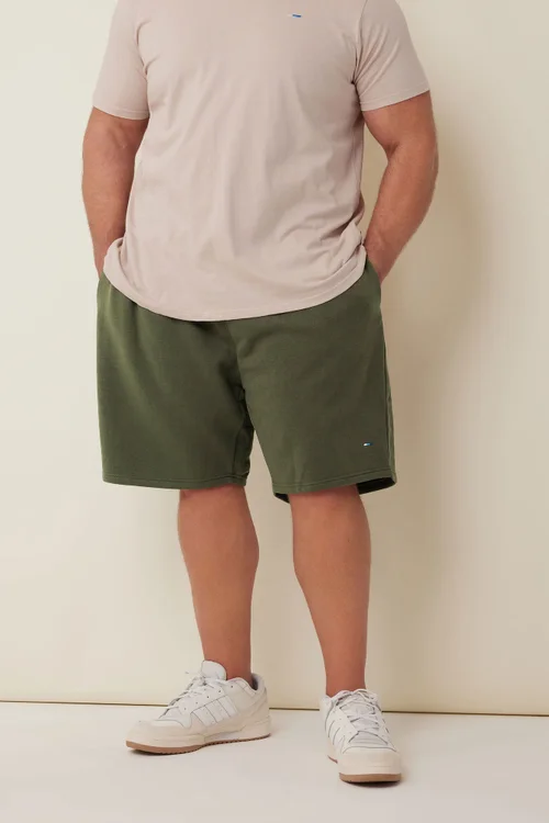 BadRhino Khaki Green Essential Jogger Shorts - 3XL Image 1