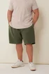 BadRhino Khaki Green Essential Jogger Shorts - 3XL Image 1
