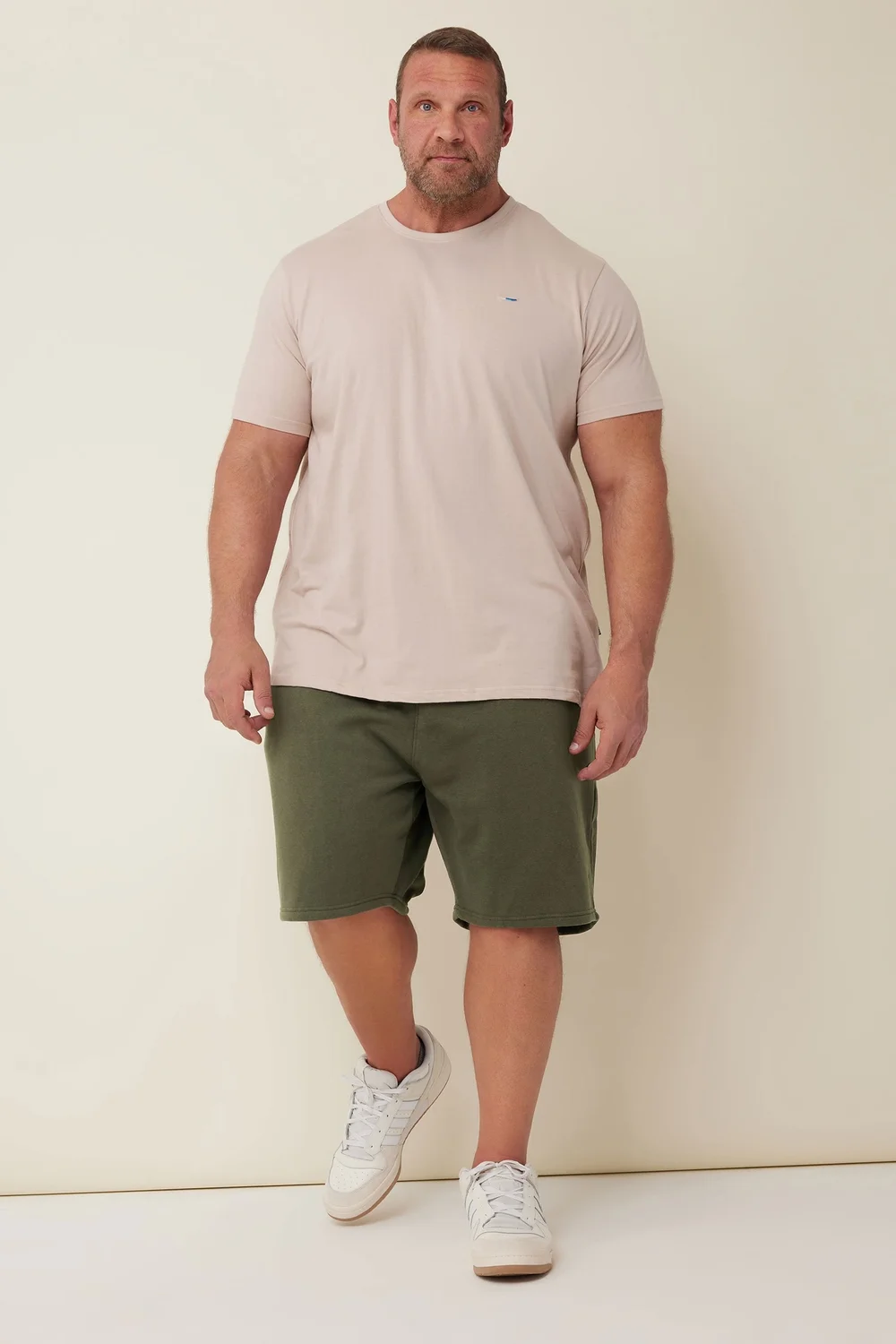 BadRhino Khaki Green Essential Jogger Shorts - 3XL Image 2