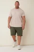 BadRhino Khaki Green Essential Jogger Shorts - 3XL Image 2