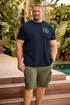 BadRhino Khaki Green Stretch Cargo Shorts - 54 W Image 1