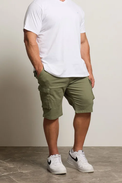 BadRhino Khaki Green Stretch Cargo Shorts - 54 W Image 2