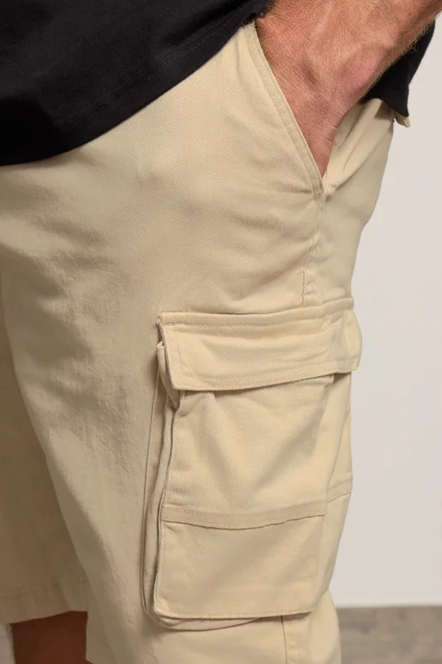 BadRhino Big & Tall Stone Brown Stretch Cargo Shorts - 54 W Image 4