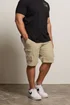 BadRhino Big & Tall Stone Brown Stretch Cargo Shorts - 54 W Image 1