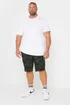BadRhino Big & Tall Green Camo Cargo Shorts - 50 W Image 3