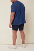 BadRhino Big & Tall Navy Blue Stretch Chino Shorts - 56 W Image 3