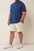 BadRhino Big & Tall Stone Brown Stretch Chino Shorts - 60 W Image 2